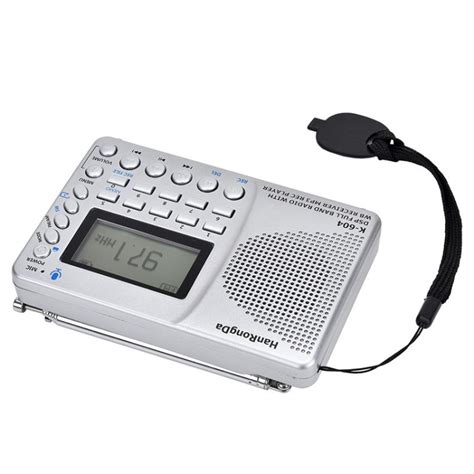 K-604 DSP Full Band Radio Recorder Multifunctional Mini Radio WB ...
