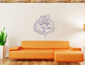WALL GURU 58.64 cm Krishna Wall Sticker Sticker Price in India - Buy ...