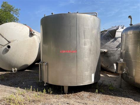 13459 - 12,000 LITRE STAINLESS STEEL JACKETED AND CLAD TANK - Centriplant