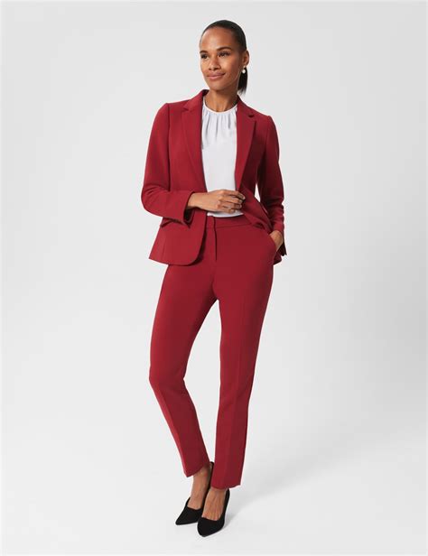 Ladies Red Trousers