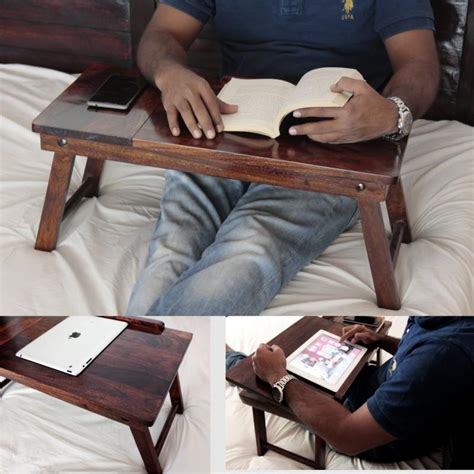 Wooden Laptop Table For Bed Or Sofa– The Wooden Mart