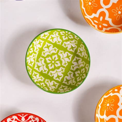 Mediterranean Vibrancy Small Ceramic Bowls Set Of 8 70ml Online ...