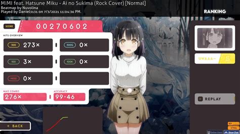 [2.81⭐] MIMI - Ai no Sukima ft. Hatsune Miku (Rock Cover) [Normal ...