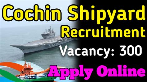 Cochin Shipyard Recruitment 2023