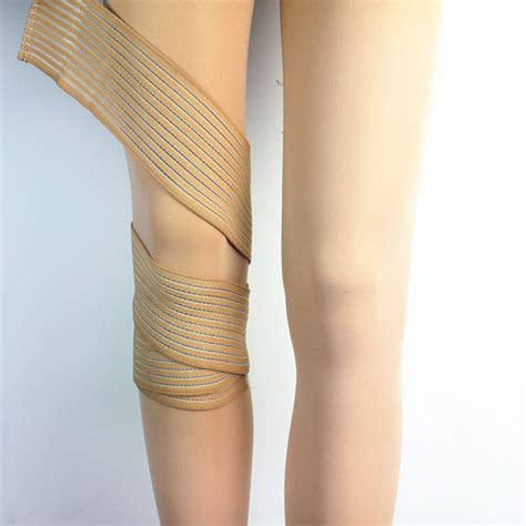 高弹力缠绕绷带运动护膝护小腿羽毛球篮球健身足球护膝盖-阿里巴巴