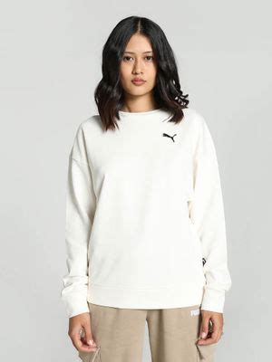Buy Puma BETTER ESSENTIALS Crew Women's Off-White Sweatshirt (XS) Online