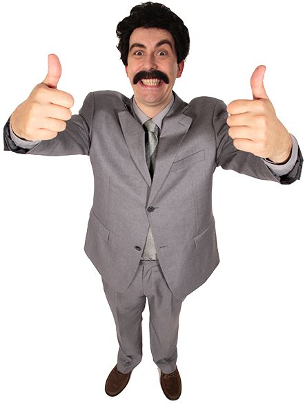 Download Thumbs Up Borat Png PNG Image with No Background - PNGkey.com
