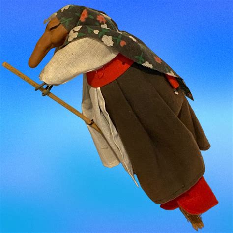 Vintage Good Luck Kitchen Witch Norwegian Scandinavian Baba Yaga ...
