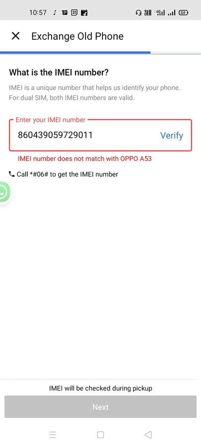 Flipkart — For exchange of old phone to new