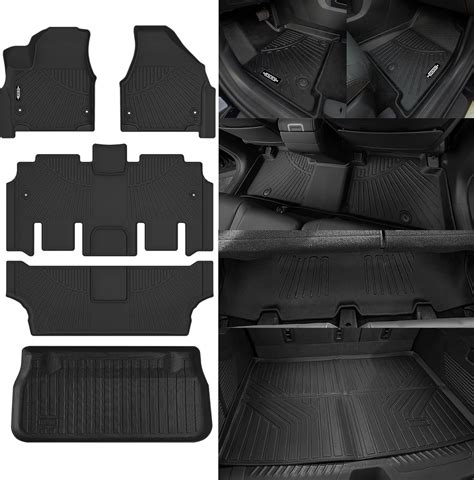 Amazon.com: All Weather Floor Mats & Trunk Mat for 2017-2024 Chrysler ...