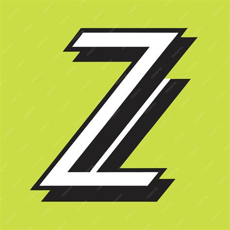 Letter z line art logo design vector art and illustration | Premium AI ...