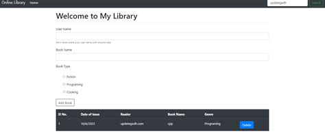 Library Management System Website Using React 的图像结果