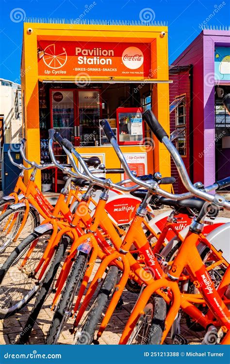 Bicycle Rental Business on Sea Point Beach Front Editorial Stock Photo ...