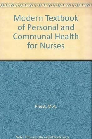 Buy Modern Textbook of Personal and Communal Health for Nurses Book ...