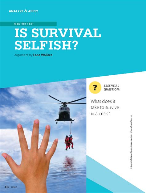 Is+Survival+Selfish%3F+student+copy 2 - © Houghton Mifflin Harcourt ...