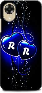 WallCraft Back Cover for OPPO A17K, CPH2471 R R, R LOVES R, R NAME ...