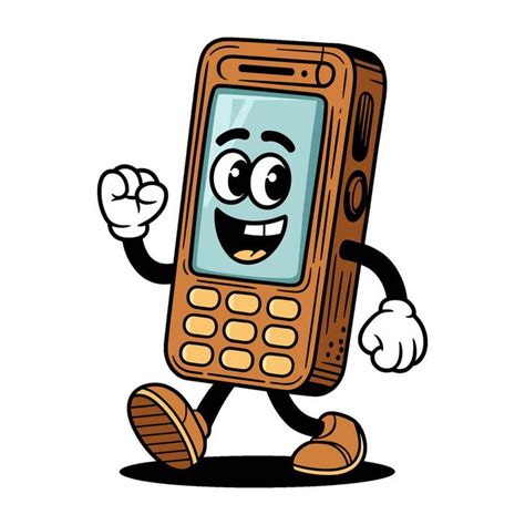 Mobile Phone Cartoon 的图像结果