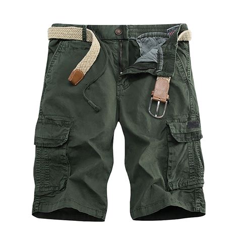 HIMIWAY Big Mens Shorts Plus Size Men's Cargo Shorts Multi-Pockets ...