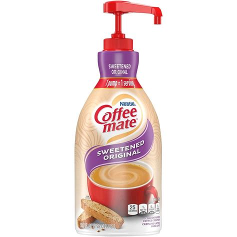 Coffee-Mate Original Sweetened Liquid Coffee Creamer, 50.7 fl. oz ...