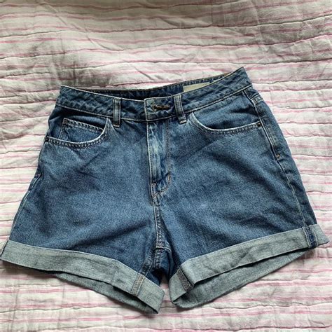 Classic women’s denim shorts. Perfect for summer.... - Depop