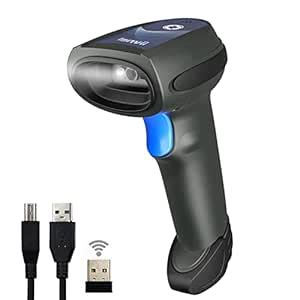 LENVII Bluetooth 2D Barcode Scanner Wireless Barcode Reader | Wired QR ...
