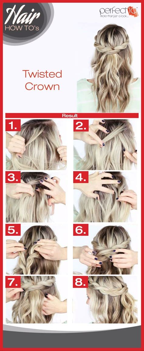 Image result for Twisted Crown Braid Tutorial