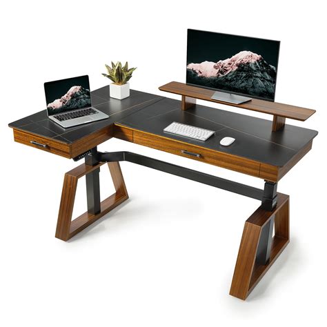 Amazon.com: EUREKA ERGONOMIC Electric Standing Desk with Dual Drawers ...