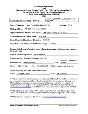 Fillable Online dshs texas by Texas Health and Safety Code, 311 - dshs ...