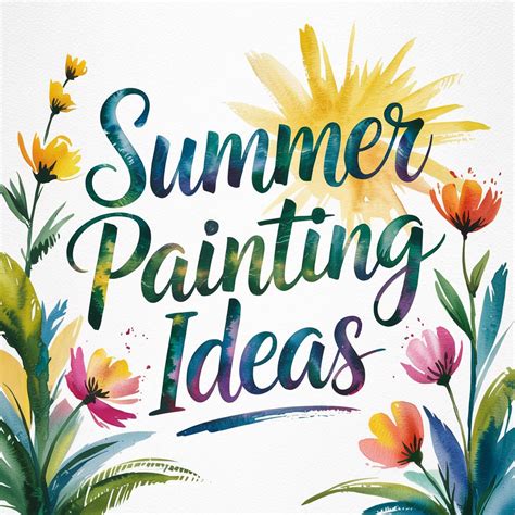 Creative and Easy Summer Painting Ideas to Inspire You in 2025