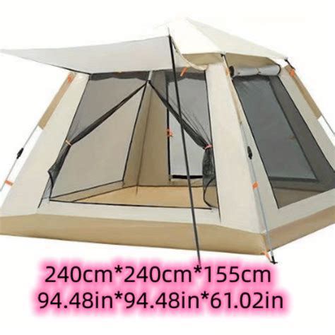 Spacious Outdoor Camping Tent Sun & Rain Protection Automatic Setup – CRAZE