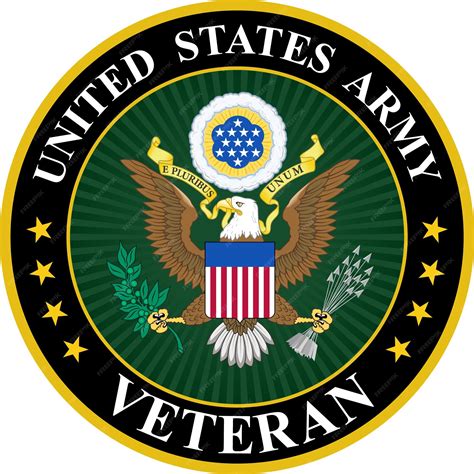 Premium Vector | Seal of the United States Army Veteran