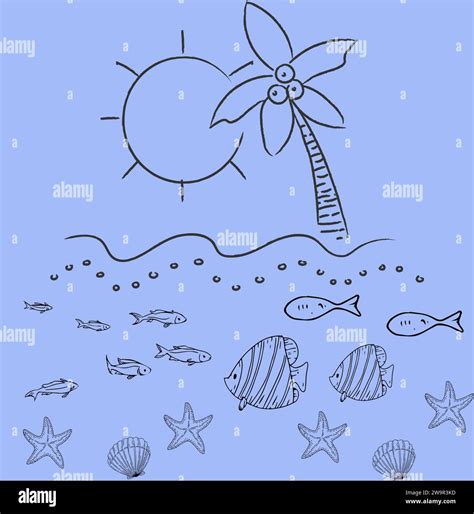 How To Draw A Ocean Ecosystem
