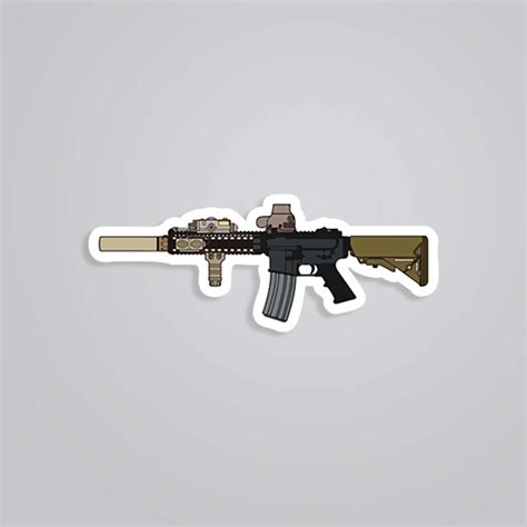 Tactical Loadout M4 Gaming Stickers
