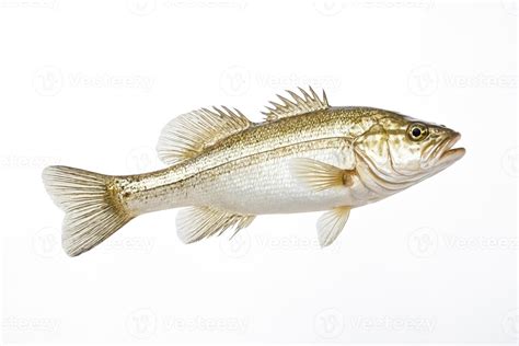 White Bass Fish Isolated on White Background 47943622 Stock Photo at ...