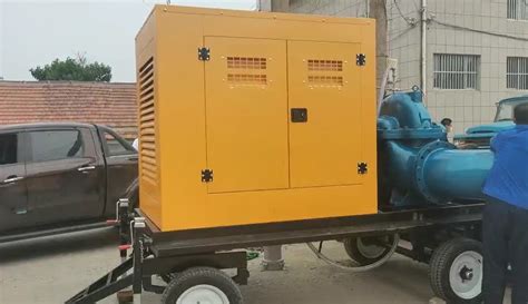 45KW康沃柴油抽水泵 拖车式自吸泵-环保在线