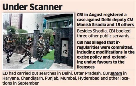 delhi: Delhi excise policy: ED conducts raids at 35 locations in Delhi ...