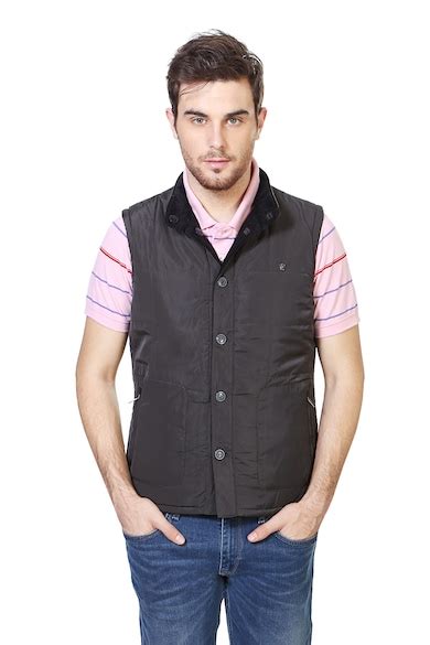 Buy Men Casual Grey Solid Jacket Online - 163693 | Louis Philippe