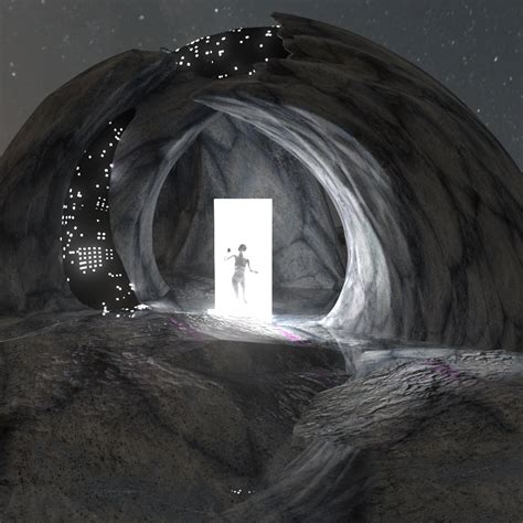 Alien arriving through a portal by Fuln on DeviantArt