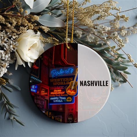 Nashville Ornament, Christmas Ornament, Nashville Gift, Christmas Gift ...