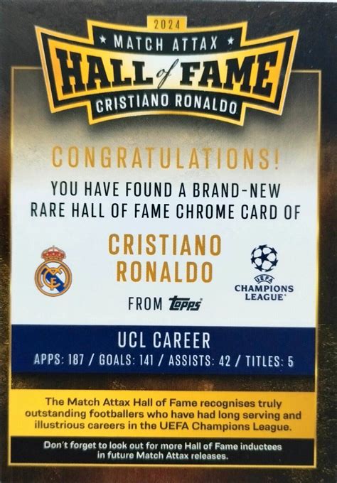 TOPPS Match Attax UCL 2024/2025 Hall of Fame HOF 2 India | Ubuy
