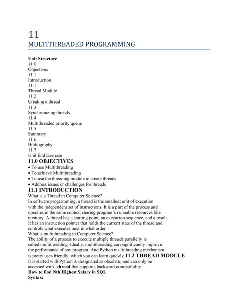 Multithread Programming 的图像结果
