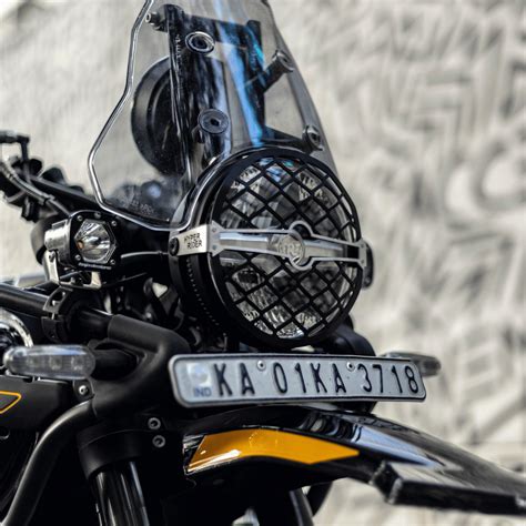 Hyperrider Royal Enfield Himalayan 450 Headlight Grill Black (HRHIM450 ...