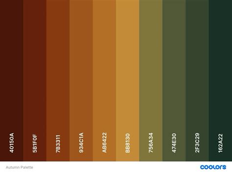 Earth Tone Colour Palette