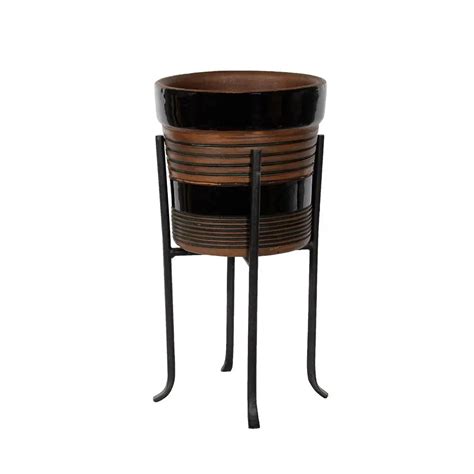 Buy Ellerker vintage brown black Vase online | Fabuliv