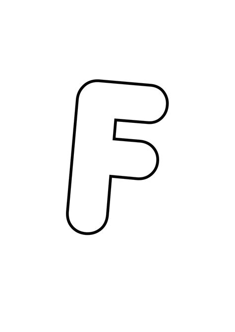 Download Printable Bubble Letter F - Bubble Letters