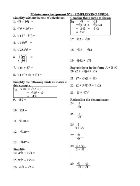 Image result for Surds Simplification