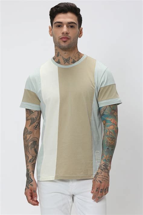 Mens Striped t-shirts - Shop Vertical & Horizontal t shirt at Mufti