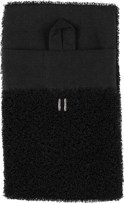 Rento Linen Terry Wash Mitten 14x24 cm Black | lyko.com
