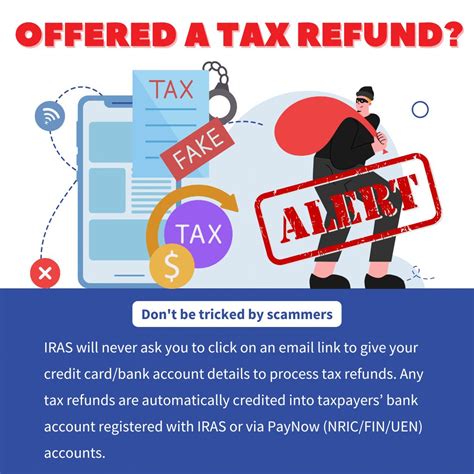 👀 Spot the signs of a tax refund scam. Don’t hand over your personal ...