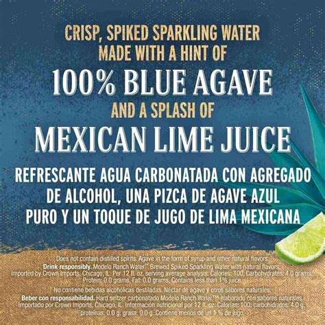 Modelo Ranch Water Spiked Sparkling Water 6 pk Cans - Shop Malt ...